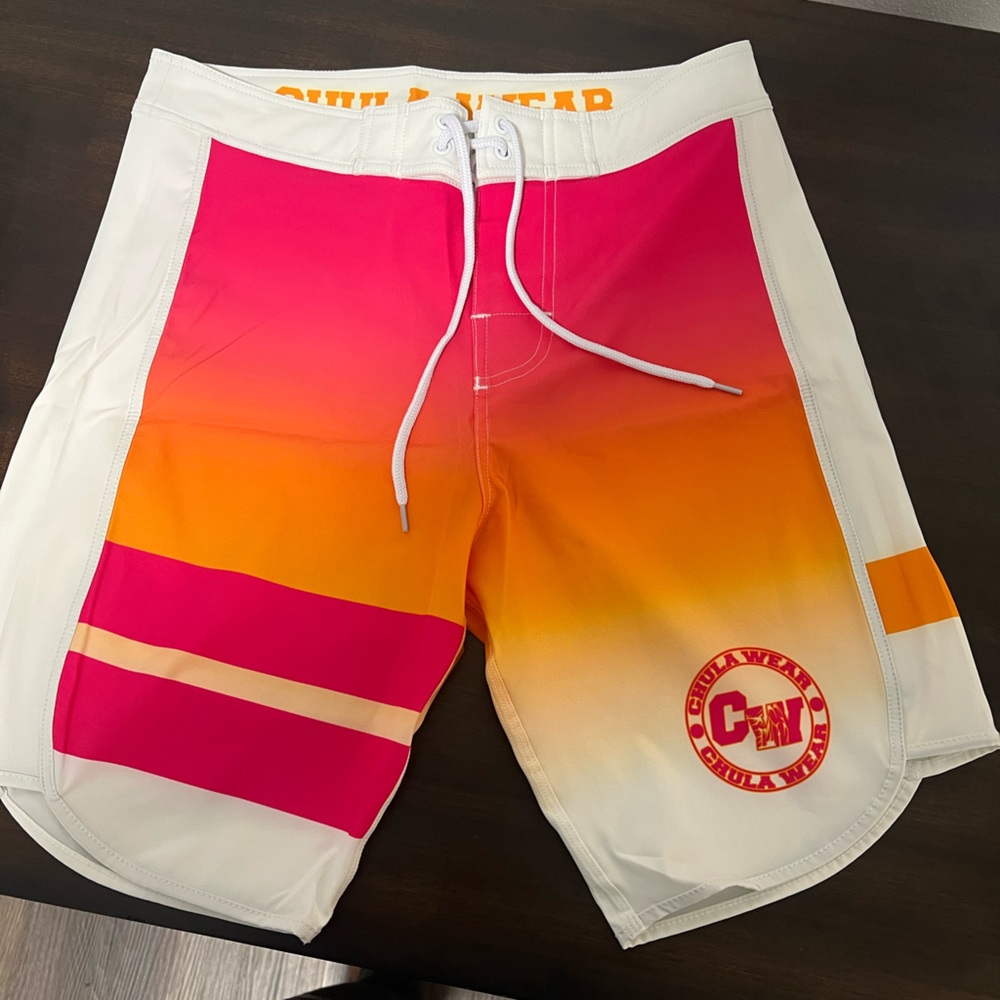 Men Team Chula Fitness posing shorts